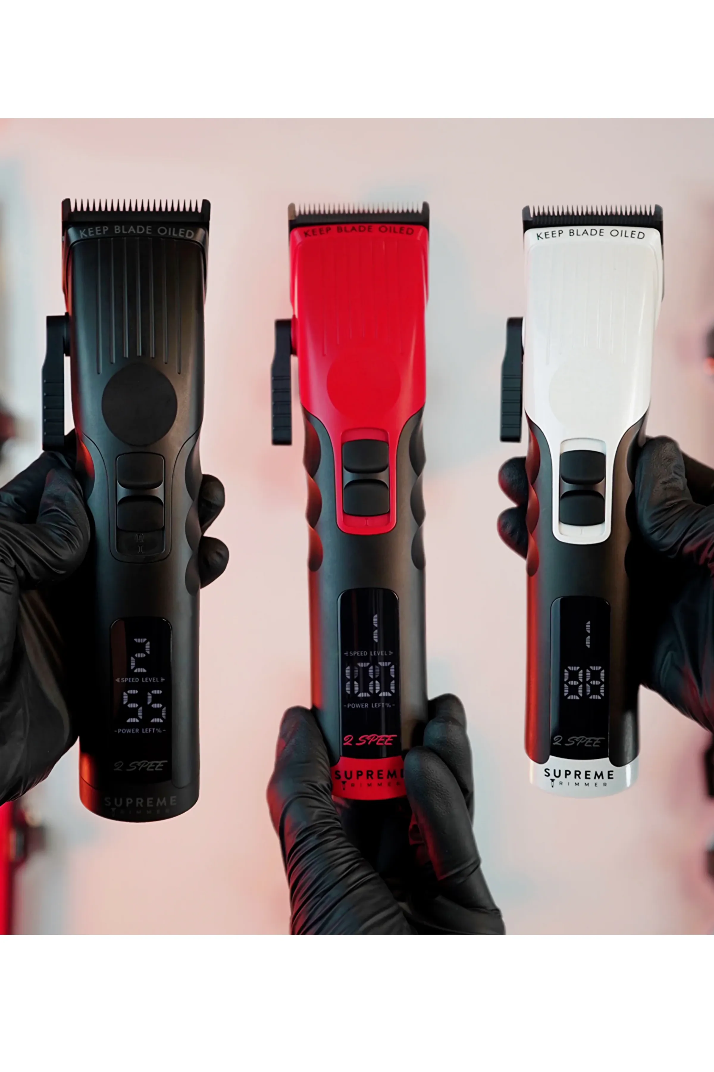 Supreme Trimmer 2Spee Clipper Tıraş Makinesi – İki Hız Ayarlı, Çıkarılabilir Bıçaklı, Ultra Sessiz