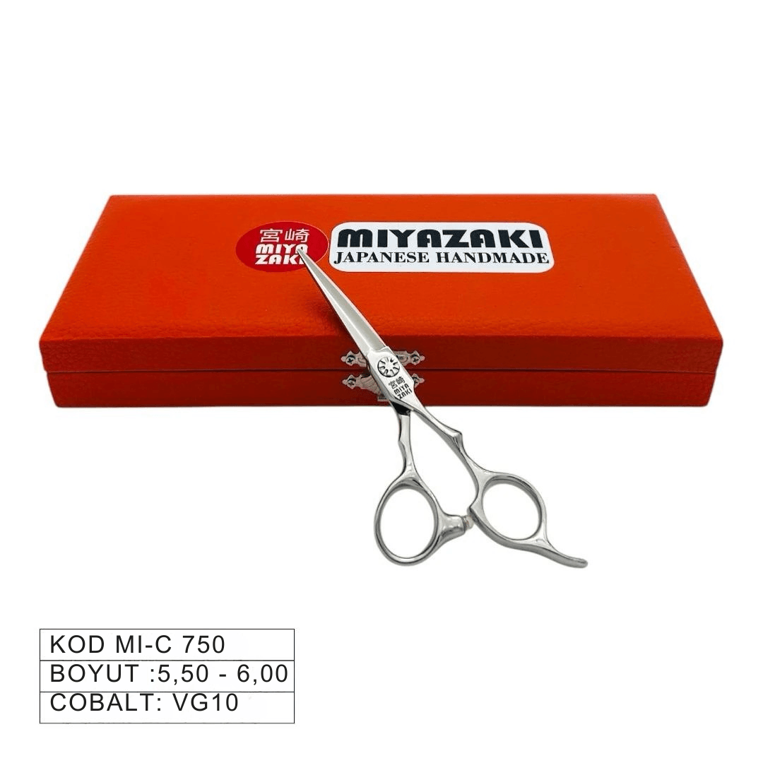 Miyazaki Japanese Handmade 5.5” - 6” VG10 Çelik Saç Kesim Makası Profesyoneller İçin | MI-C 750