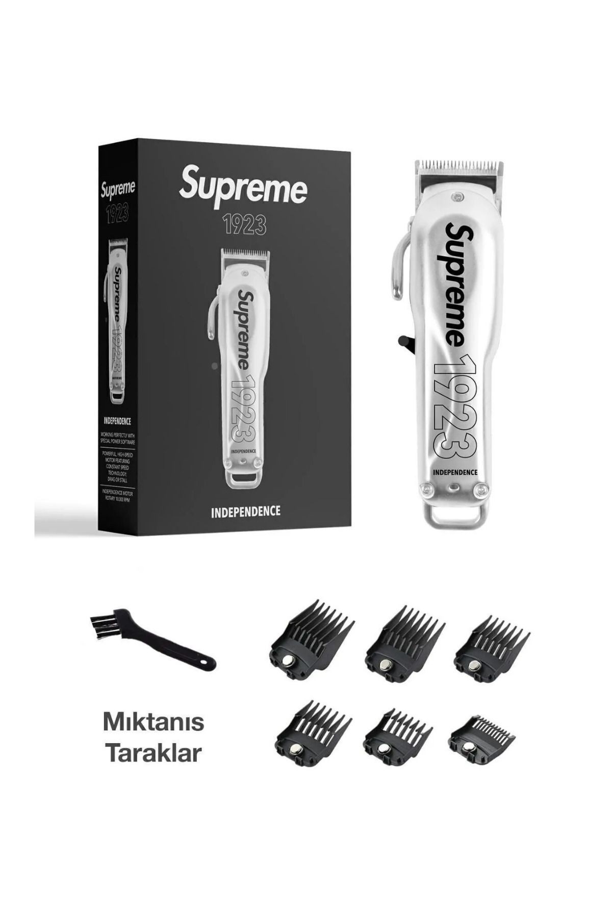 Supreme 1919 King Cordless & 1923 Independence Kablosuz Saç Sakal Kesim ve Tasarım Makinesi | Çok Güçlü Tıraş Makinesi