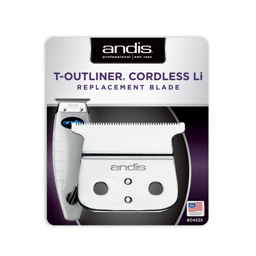 Andis T-Outliner® Li Cordless Yedek İnce T-Bıçak Karbon Çelik Yedek Parça