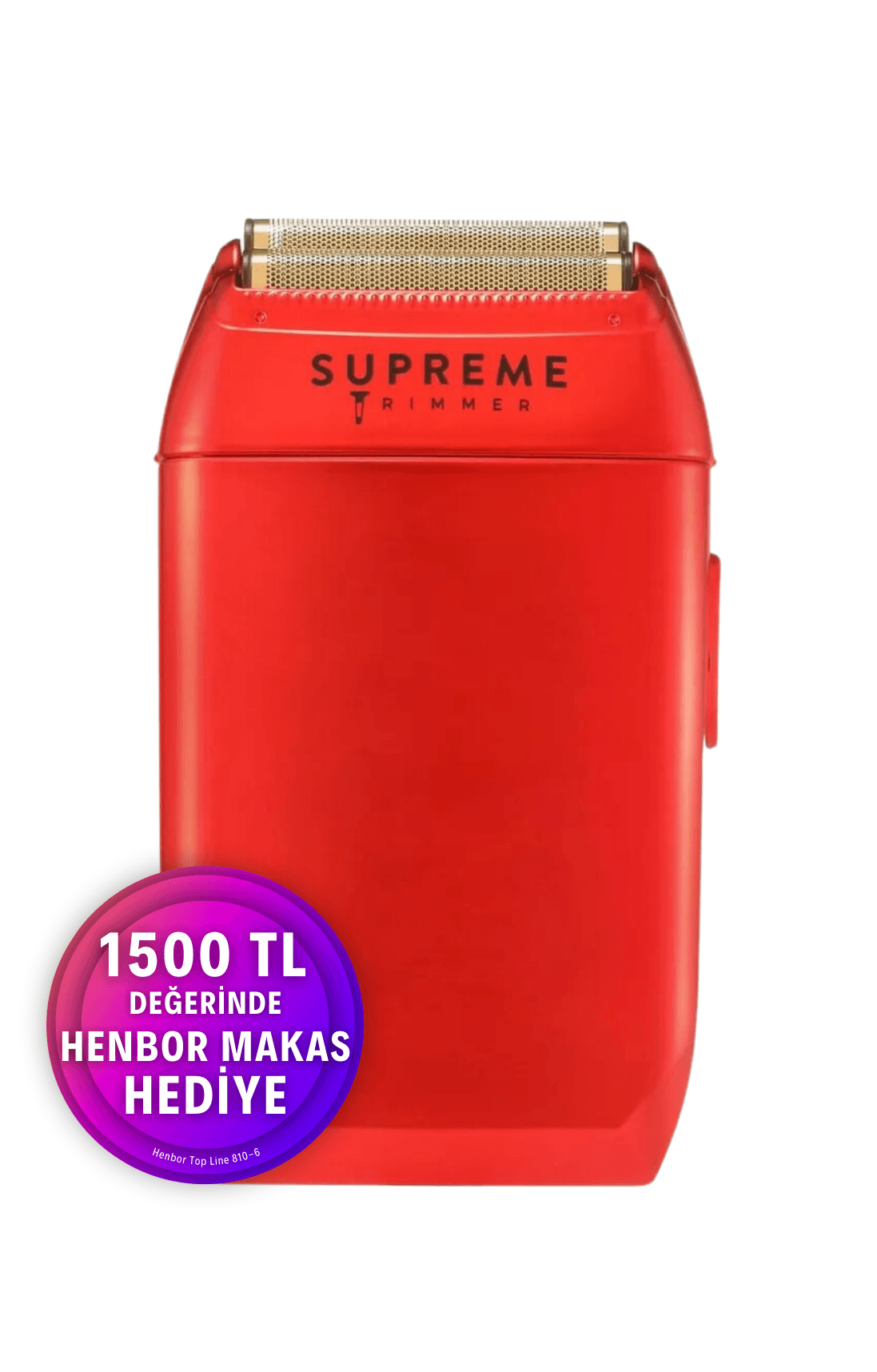 Supreme Trimmer Crunch Sıfırlama Makinesi Gold - kırmızı