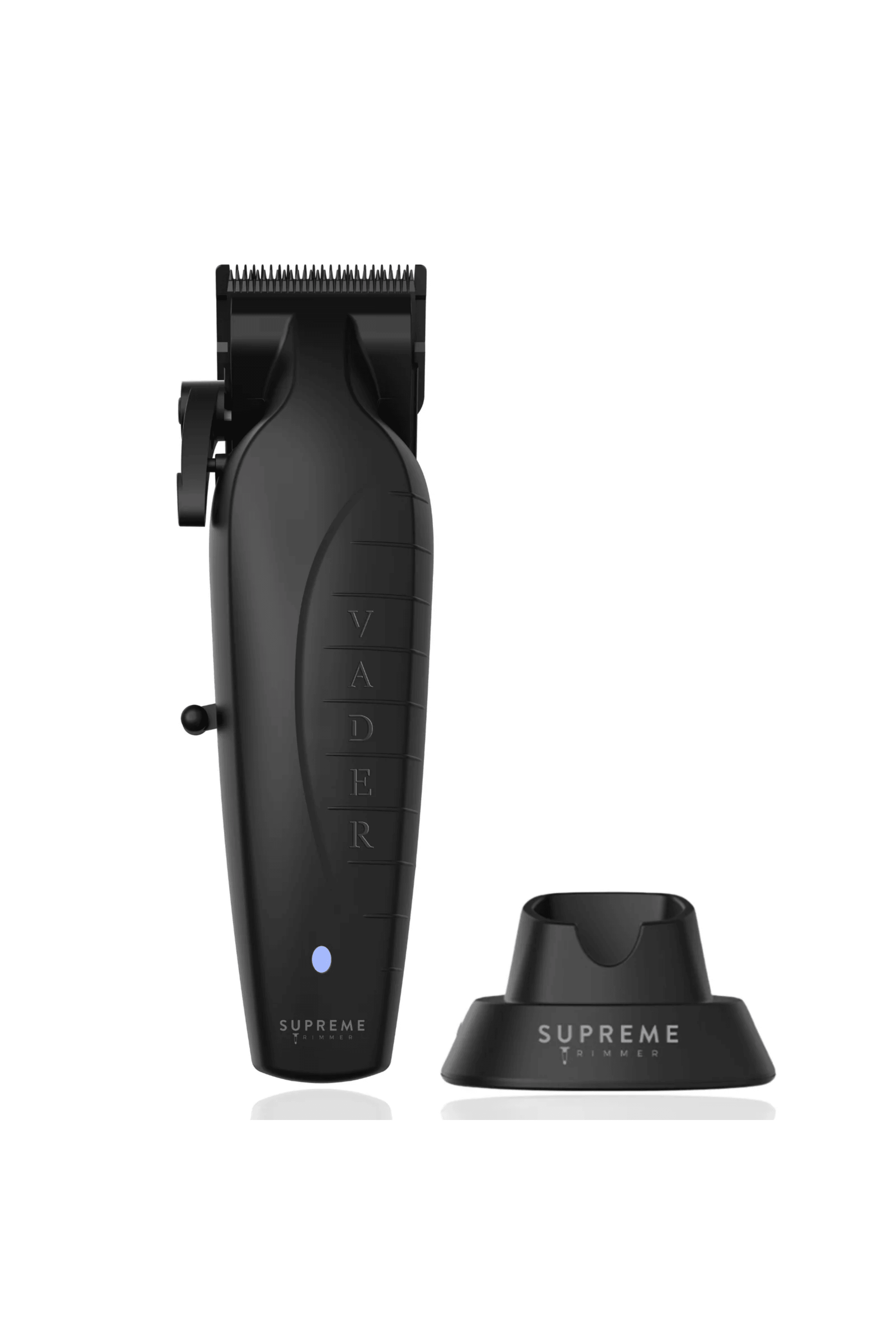 Supreme Trimmer Vader Clipper Tıraş Makinesi | Profesyonel Kesim İçin DLC Taper Bıçak 7500 RPM - Siyah