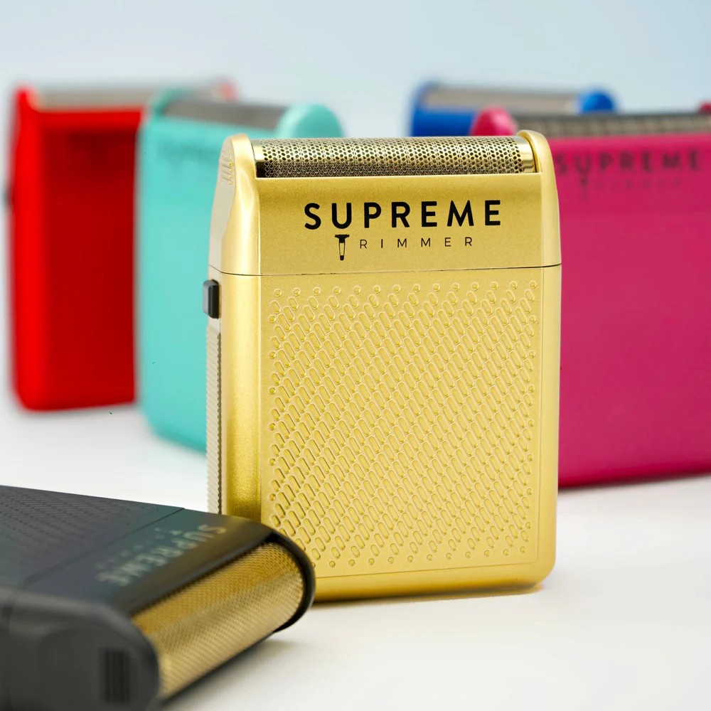 Supreme Trimmer Solo Altın Tek Folyo Shaver Tıraş Makinesi | Ultra Kompakt, 7800 RPM Motor