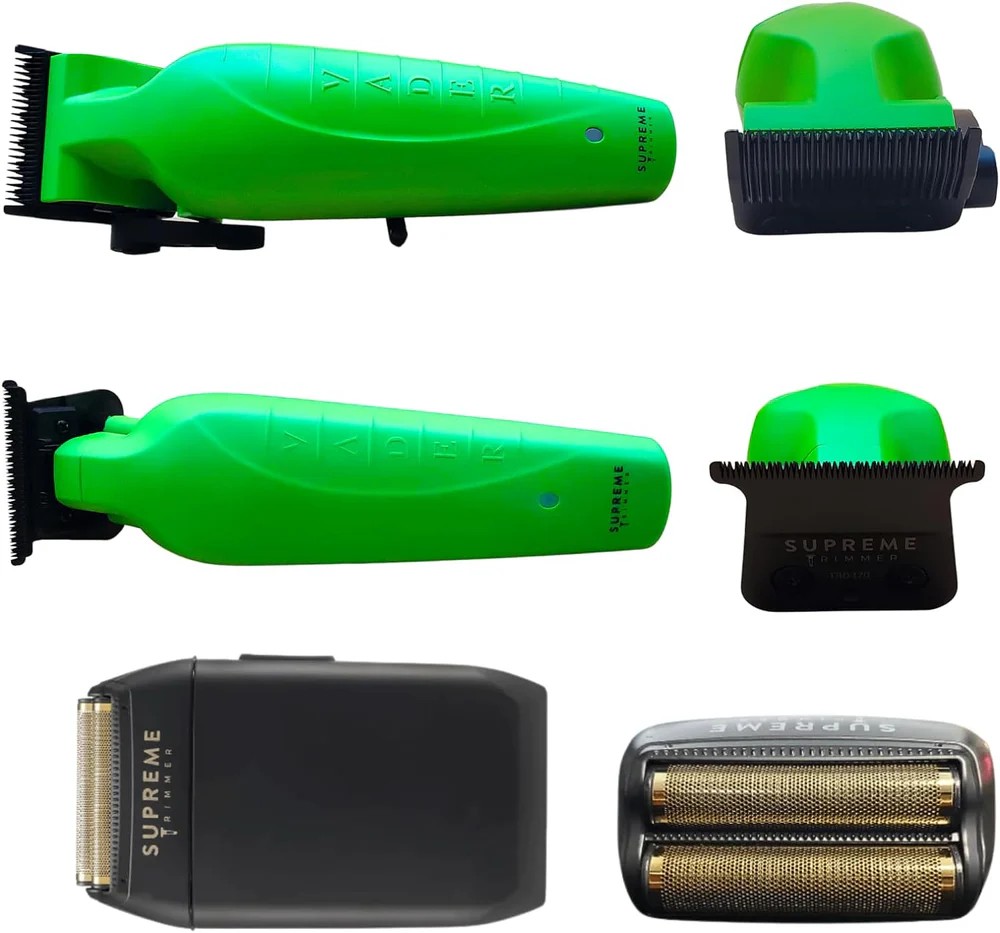 Supreme Trimmer Iguana 3'ü 1 Arada Profesyonel Tıraş Seti (Clipper + Trimmer + Crunch Tıraş Makinesi)