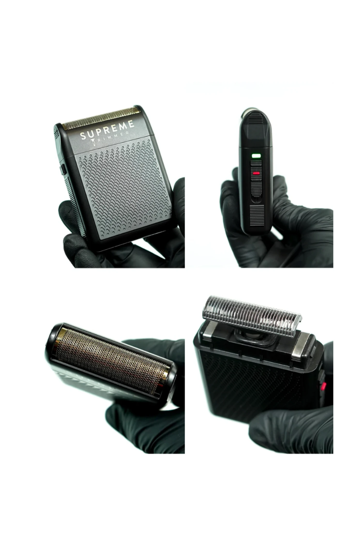 Supreme Trimmer Solo Tek Folyo Shaver Tıraş Makinesi Hipoalerjenik Folyo, 7800 RPM Motor Sessiz BLDC Motor