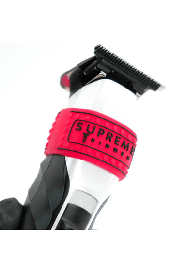 Supreme Trimmer Kırmızı Clipper Grip 5’li Set – Tüm Bedenler İçin Silikon Tutuş Aparatları