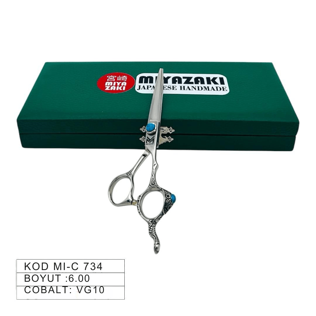 Miyazaki Japanese Handmade 6” VG10 Çelik Saç Kesim Makası Profesyoneller İçin | MI-C 734