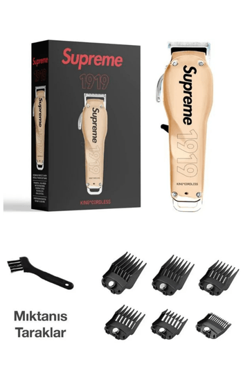 Supreme 1918 Legend Shaver & Supreme 1919 King Cordless Kablosuz Saç Sakal Tasarım Tıraş Makinesi