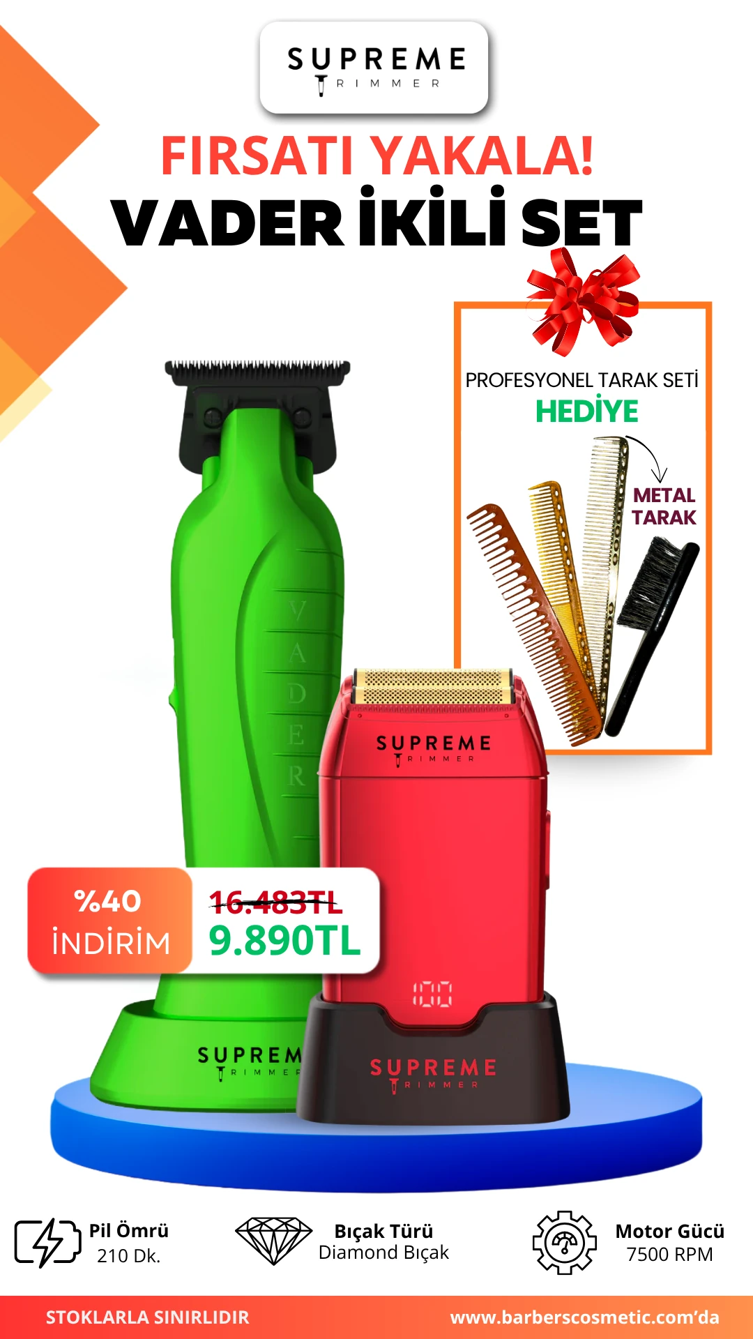 İguana Trimmer & Kırmızı Crunch