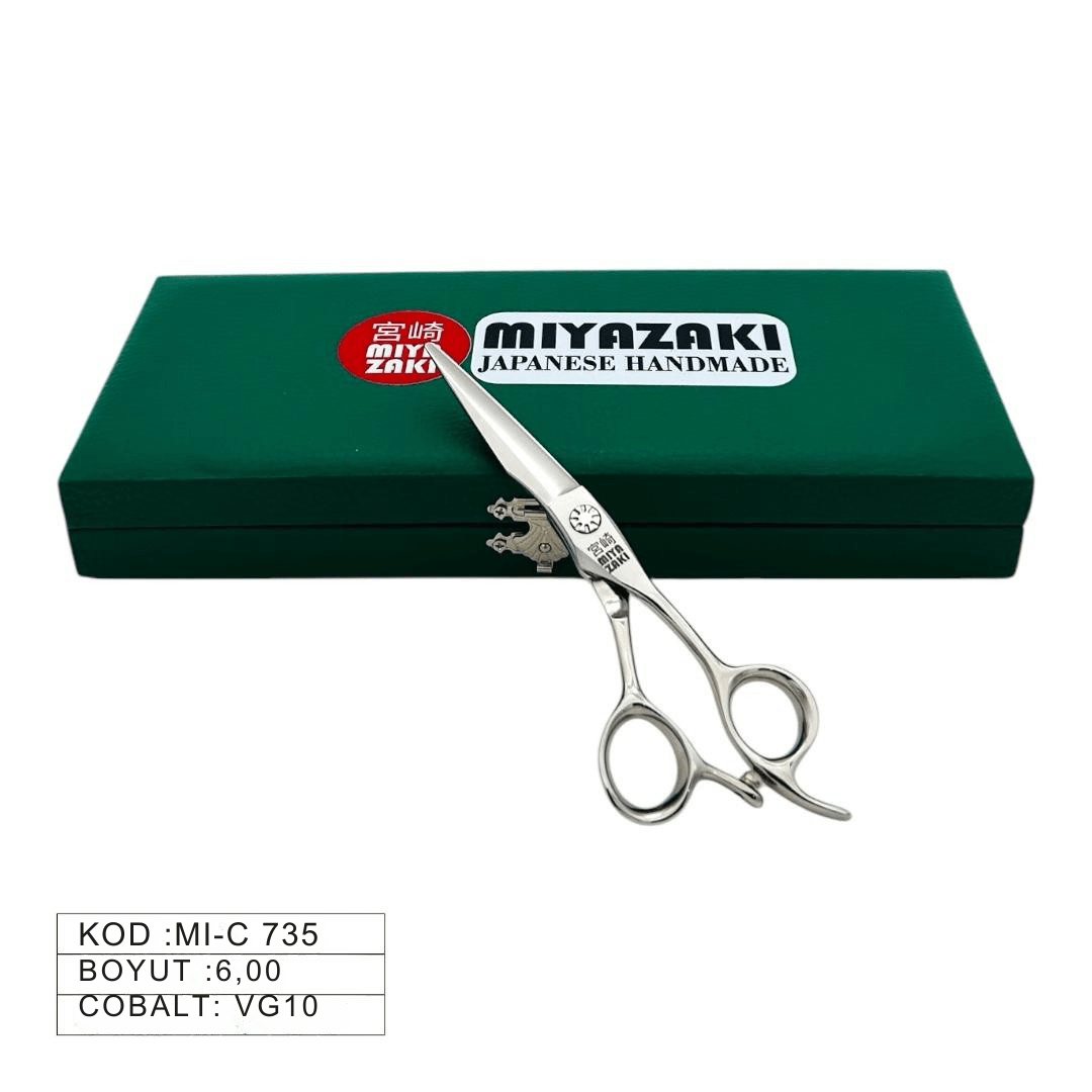 Miyazaki Japanese Handmade 6” VG10 Çelik Saç Kesim Makası Profesyoneller İçin | MI-C 735