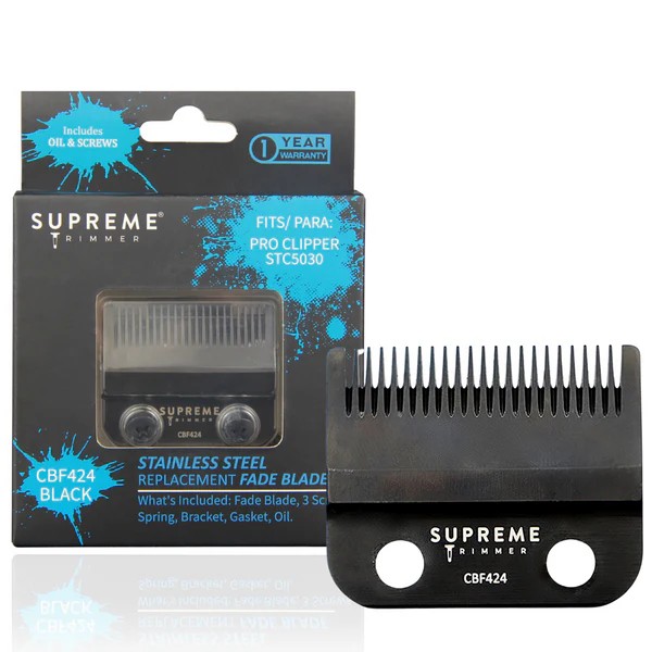 Supreme Trimmer CBF424 Pro Clipper Yedek Paslanmaz Çelik Bıçak – Sıfır Boşluk Uyumlu, Dayanıklı