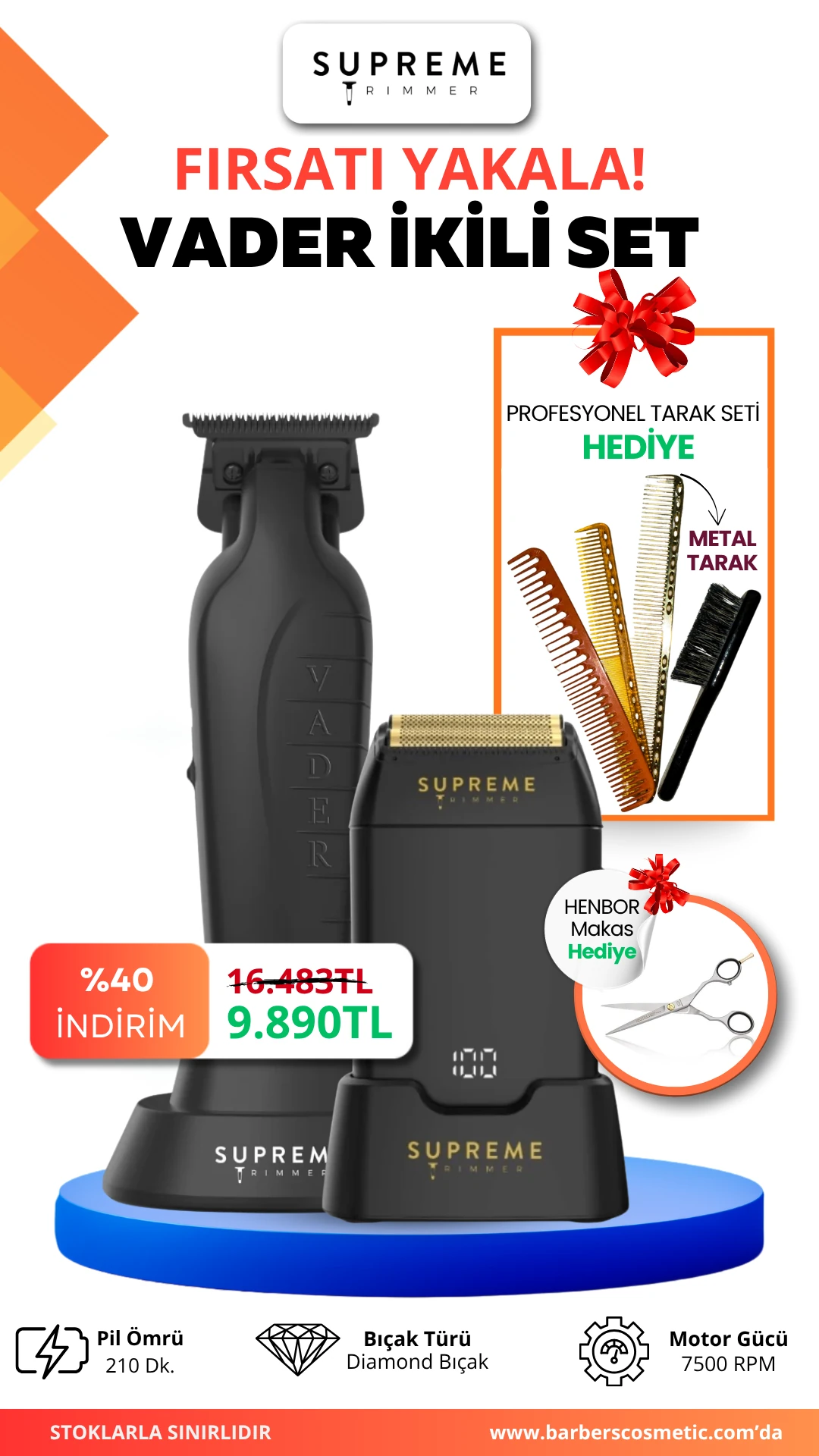 Siyah Trimmer & Siyah Crunch