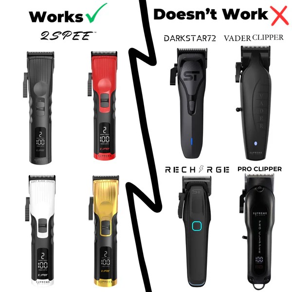 Supreme Trimmer CT29DS 2SPEE Clipper Uyumlu Çıkarılabilir Taper Bıçak – Pürüzsüz Kesim, Kolay Bakım