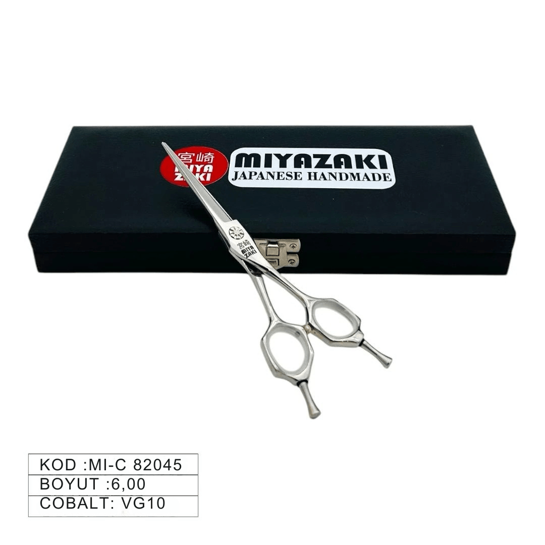 Miyazaki Japanese Handmade 6” VG10 Çelik Saç Kesim Makası Profesyoneller İçin | MI-C 82045