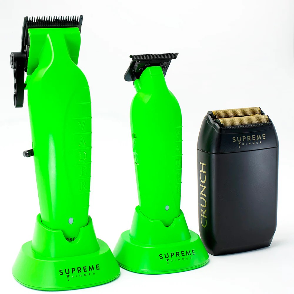 Supreme Trimmer Iguana 3'ü 1 Arada Profesyonel Tıraş Seti (Clipper + Trimmer + Crunch Tıraş Makinesi)
