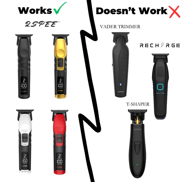 Supreme Trimmer TB44D Standart Dişli Yedek Tıraş Bıçağı – 2Spee Trimmer Uyumlu, DLC Kaplamalı