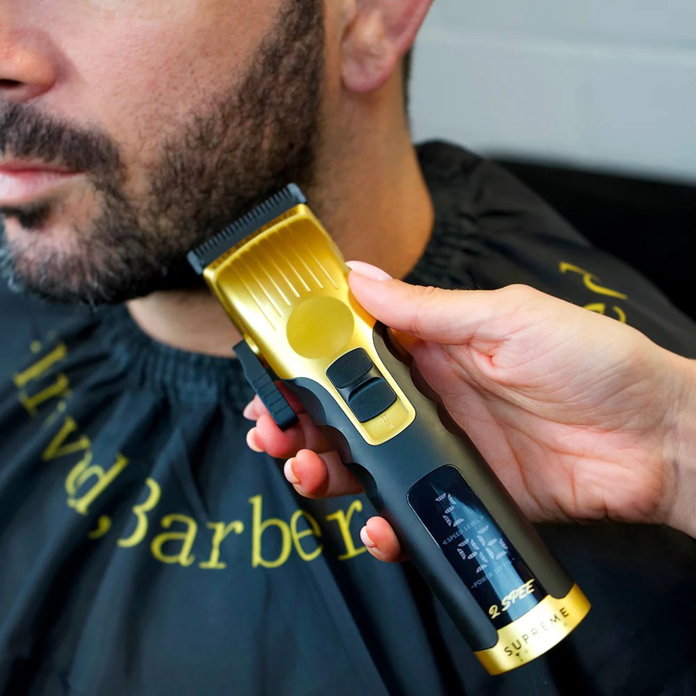 Supreme Trimmer Gold 2Spee Clipper Tıraş Makinesi – İki Hız Ayarlı, Çıkarılabilir Bıçaklı, Ultra Sessiz