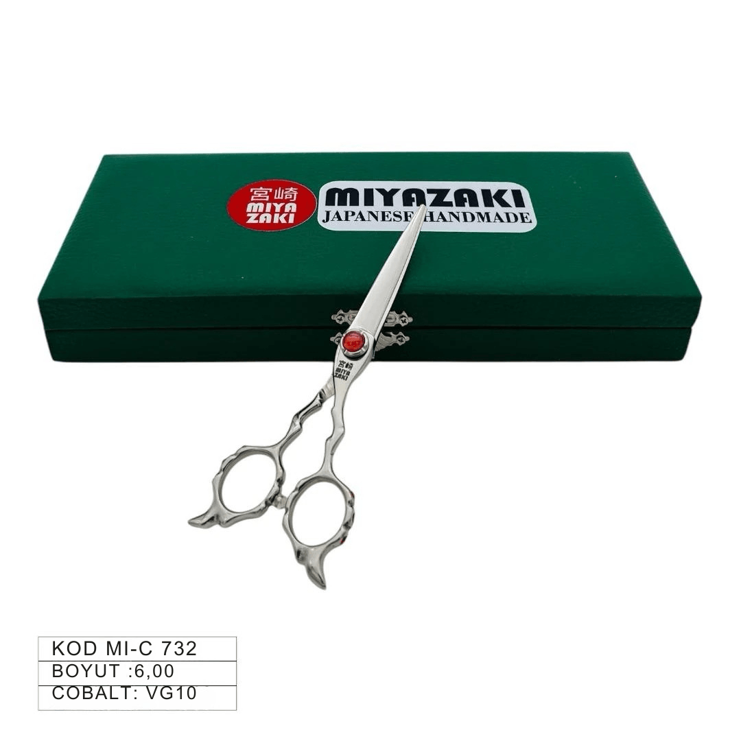 Miyazaki Japanese Handmade 6” VG10 Çelik Saç Kesim Makası Profesyoneller İçin | MI-C 732
