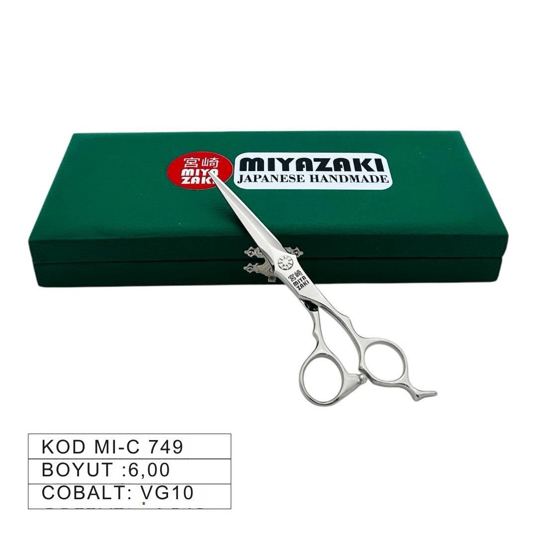 Miyazaki Japanese Handmade 6” VG10 Çelik Saç Kesim Makası Profesyoneller İçin | MI-C 749