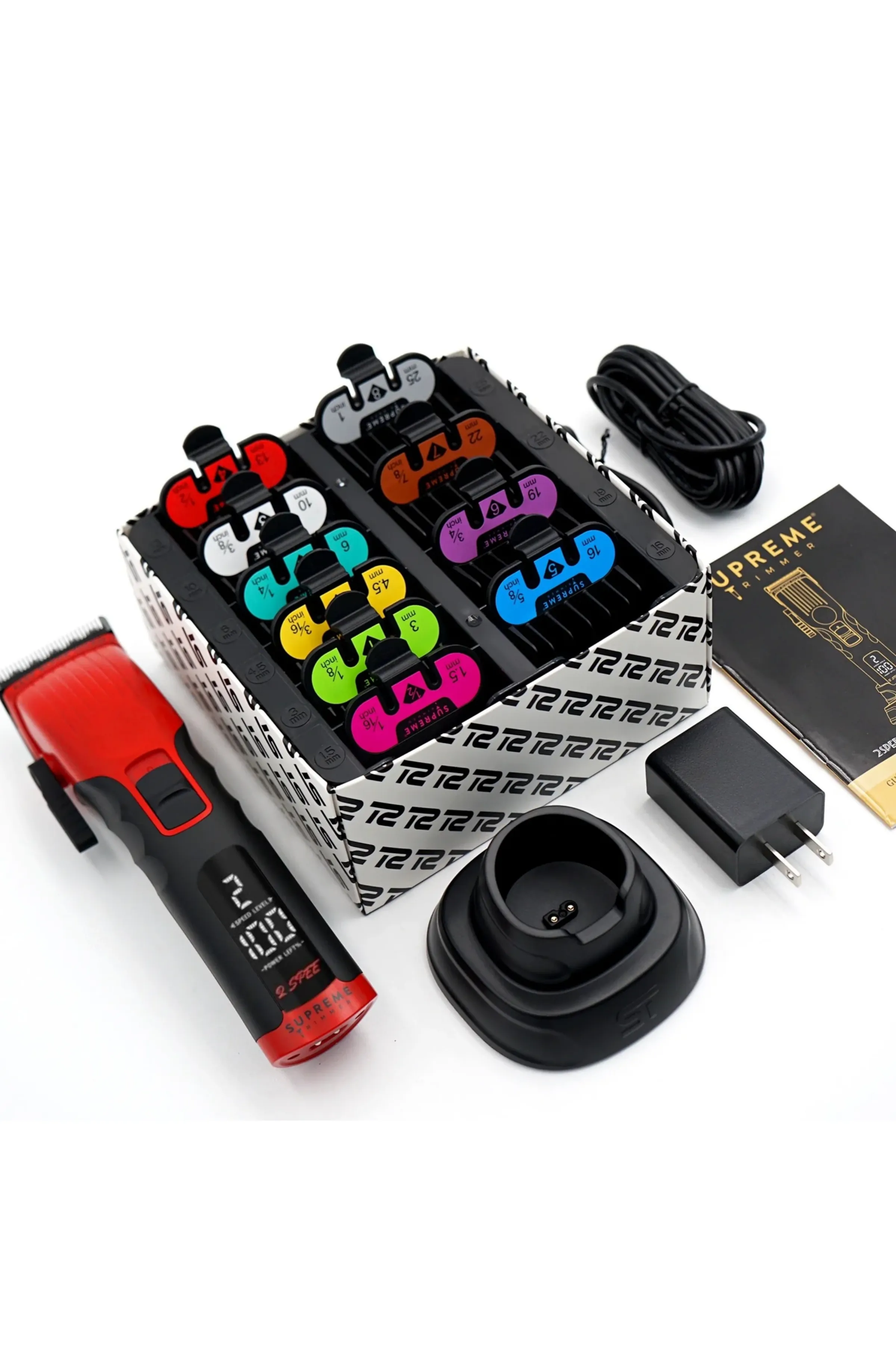 Supreme Trimmer 2Spee Clipper Tıraş Makinesi – İki Hız Ayarlı, Çıkarılabilir Bıçaklı, Ultra Sessiz