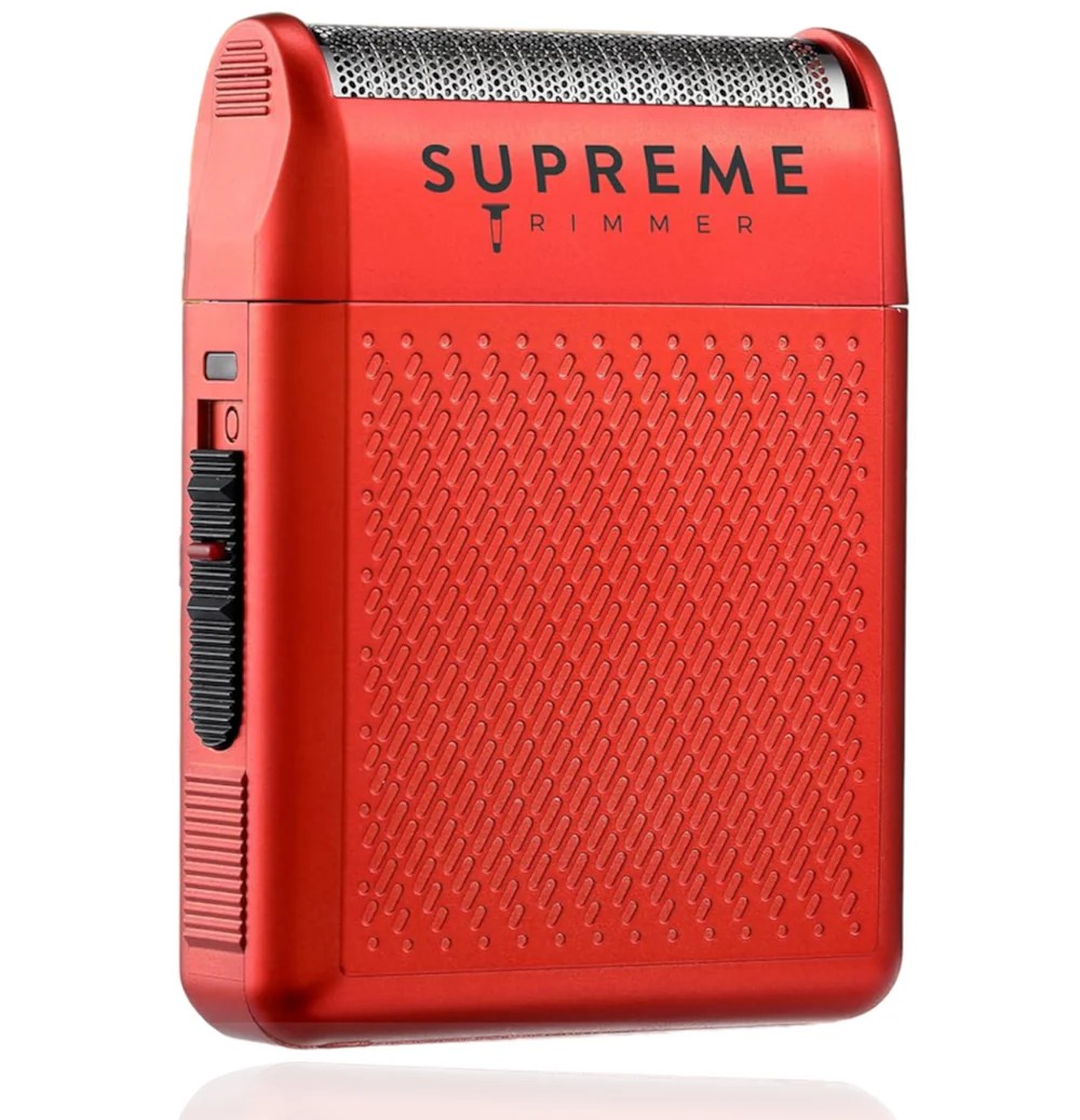 Supreme Trimmer Solo Kırmızı Tek Folyo Shaver Tıraş Makinesi | 7800 RPM Motor, Hipoalerjenik Folyo
