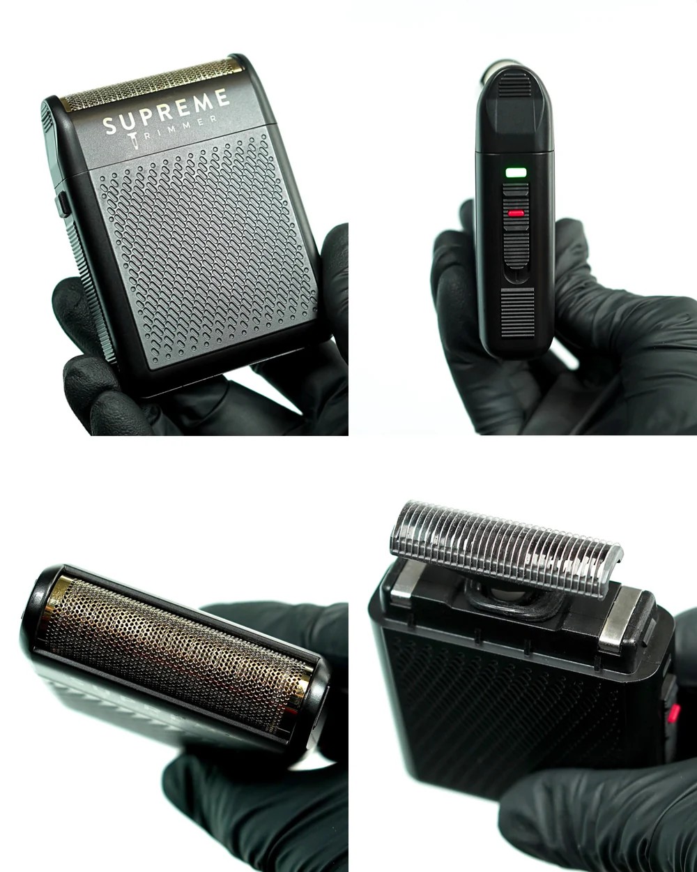 Supreme Trimmer Solo Siyah Tek Folyo Shaver Tıraş Makinesi | Hipoalerjenik Folyo, 7800 RPM Motor
