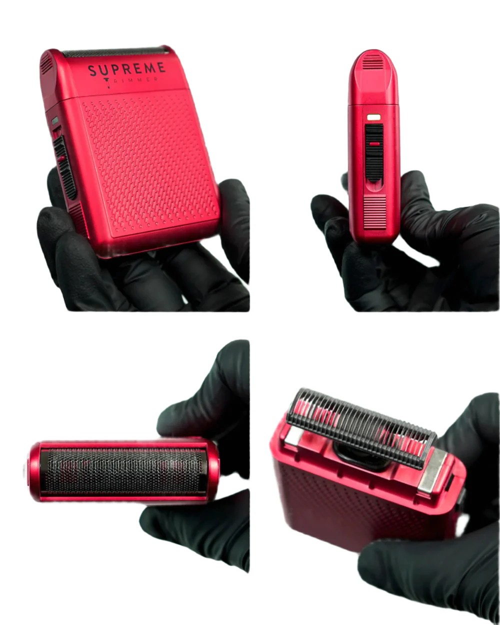 Supreme Trimmer Solo Kırmızı Tek Folyo Shaver Tıraş Makinesi | 7800 RPM Motor, Hipoalerjenik Folyo
