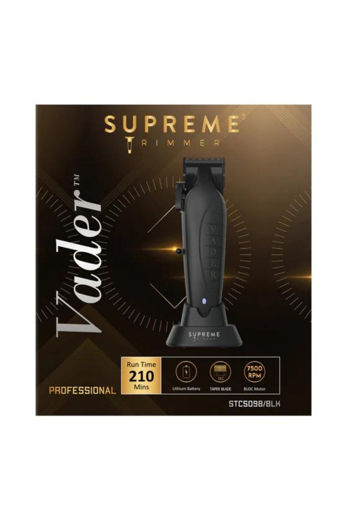 Supreme Trimmer Vader Clipper Saç Tıraş Makinesi DLC Taper Bıçak 7500 RPM