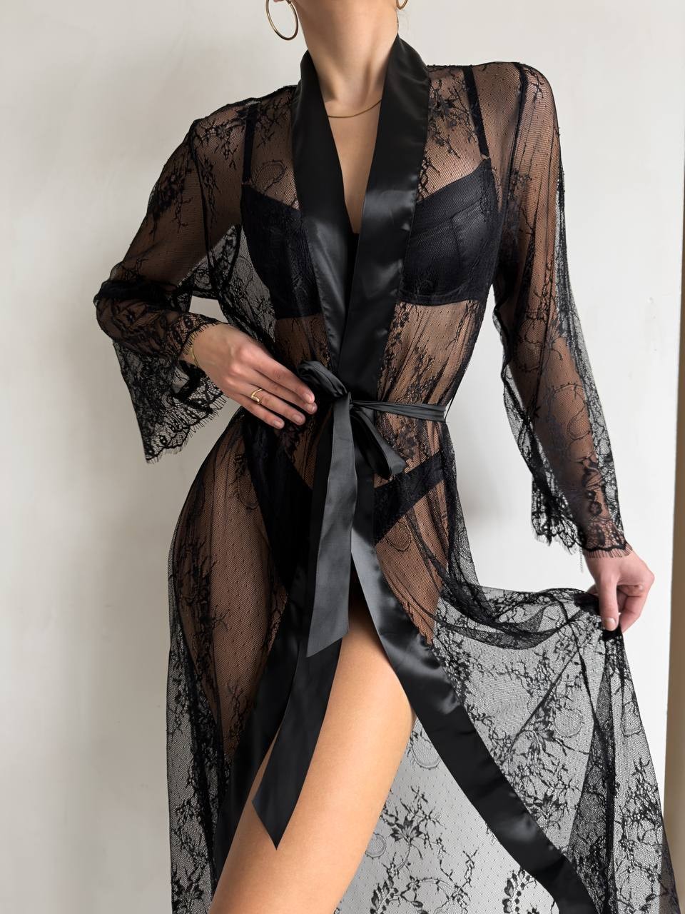 Allure Tül Dantel Sabahlık