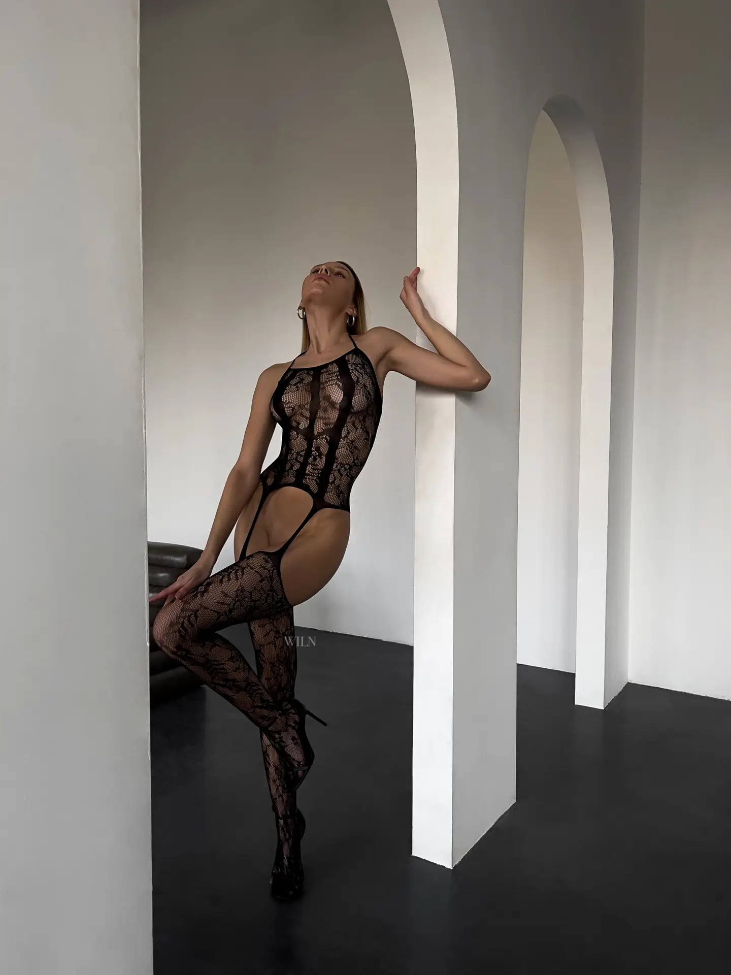 Lace Envy | Esnek Yumuşak Vücut Şeklini Alan Vücut Çorabı
