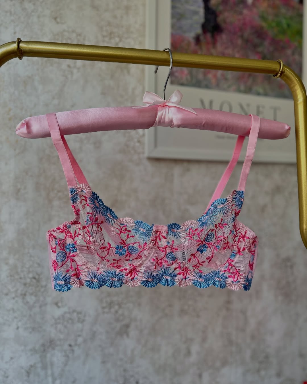 Flora Romance Nakışlı Lingerie Seti