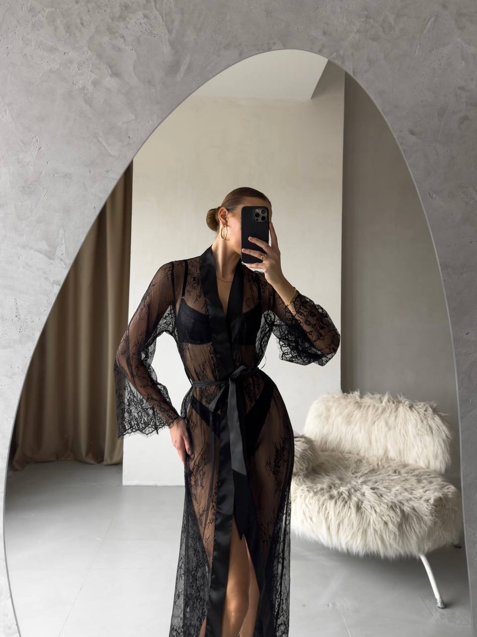 Allure Tül Dantel Sabahlık
