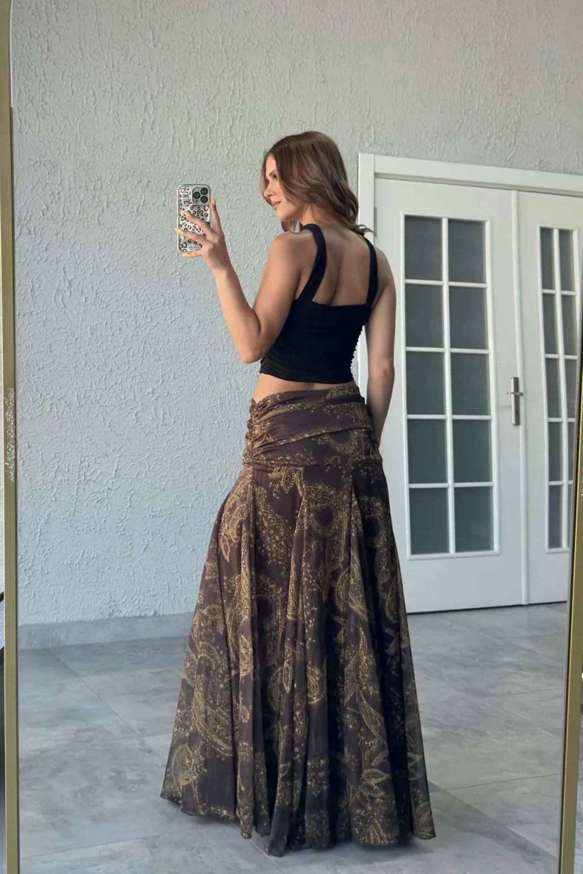 Kadın Marka muadili Simli Etek