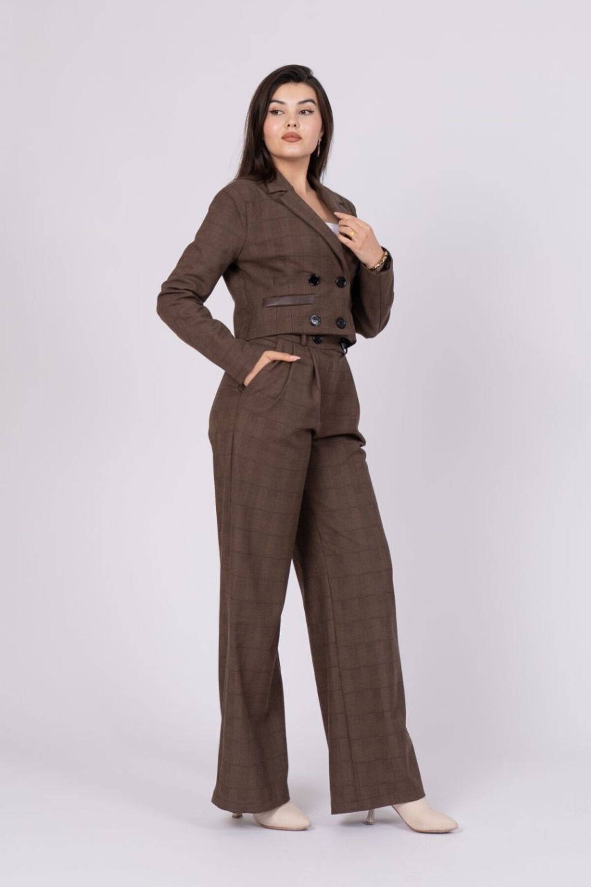 Kadın Blazer Ceket Pantolon Takım Elbise