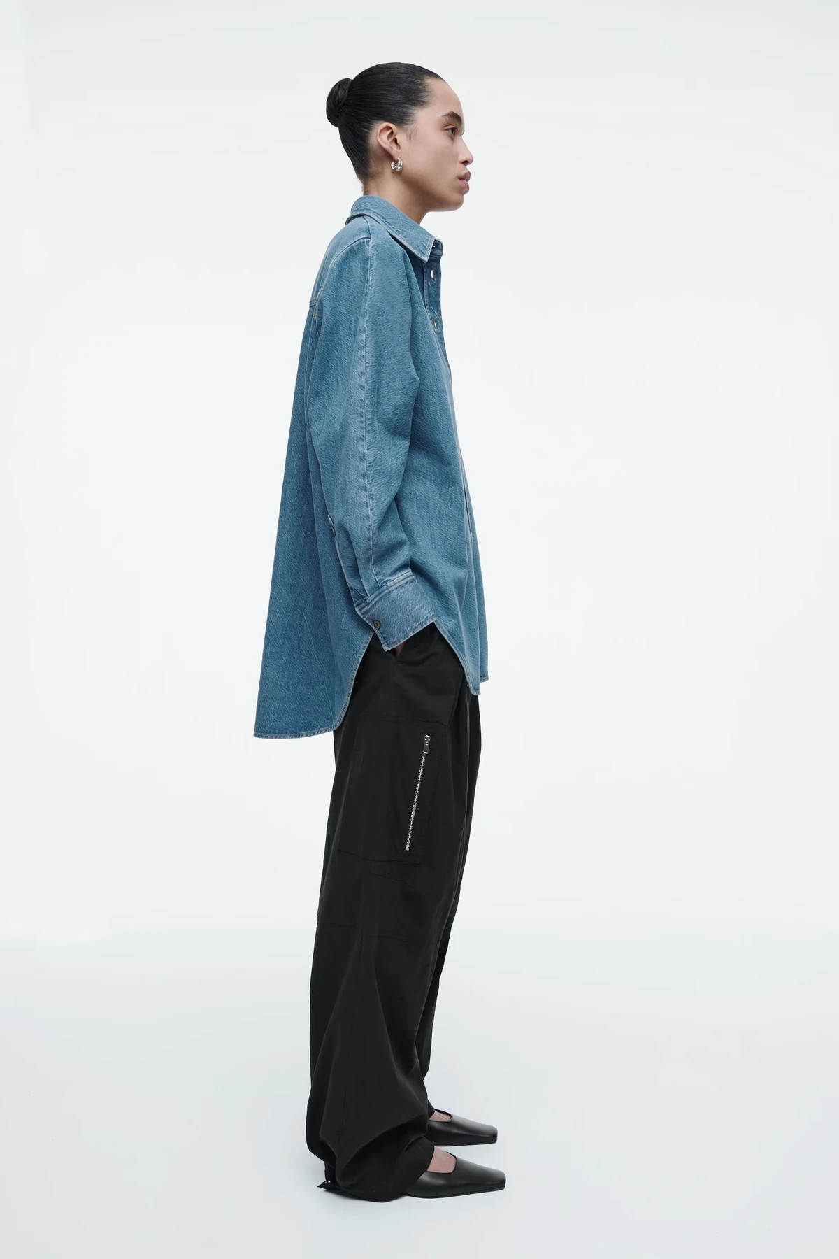 Kadın Orjinal Marka Coss Denim Gömlek