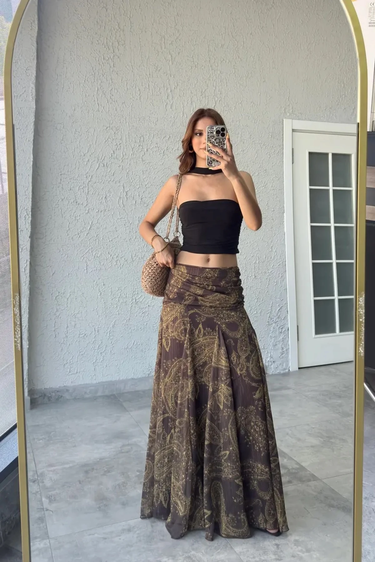 Kadın Marka muadili Simli Etek