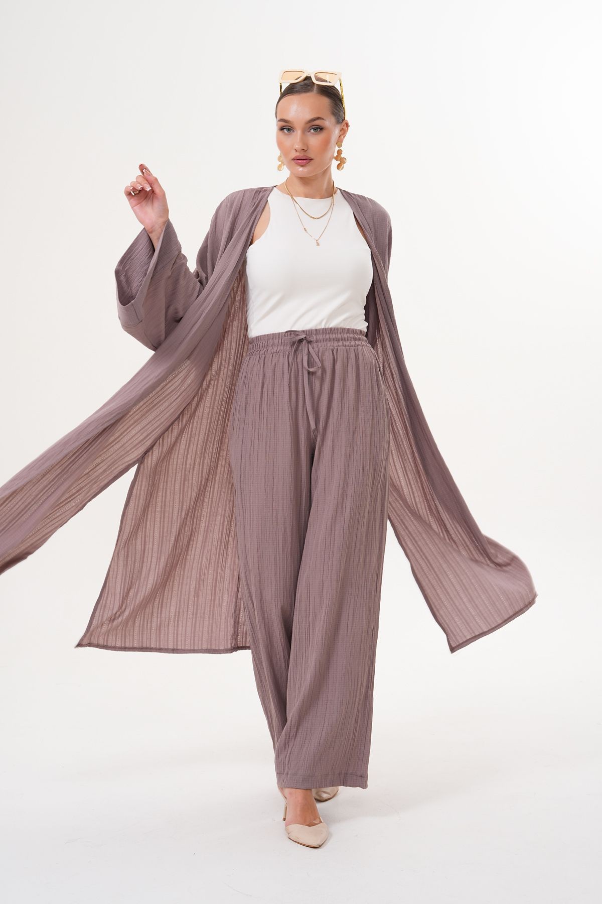 Marjinal Kadın Kimono Takım