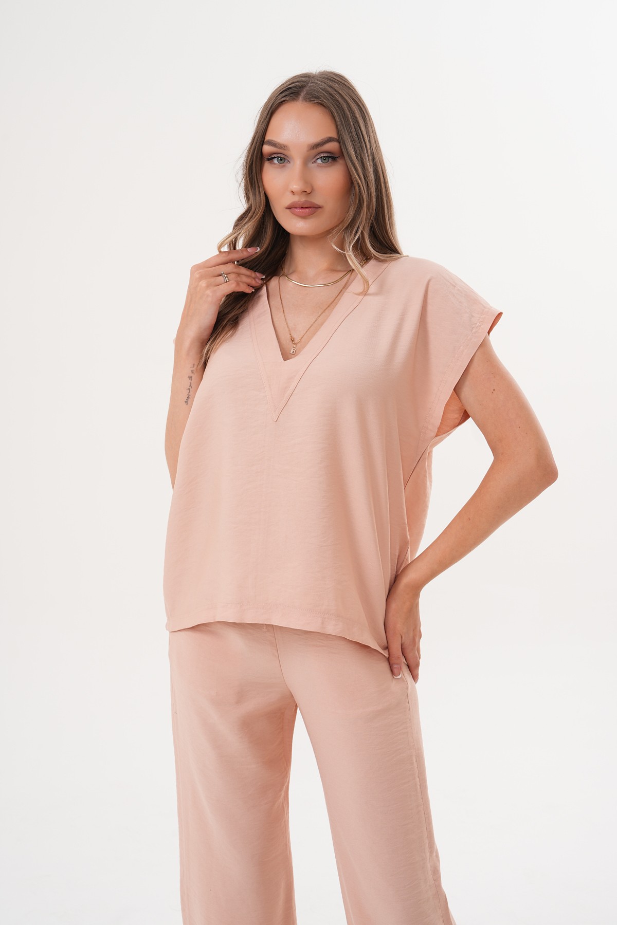 ZARA Bluz Pantolon Takım