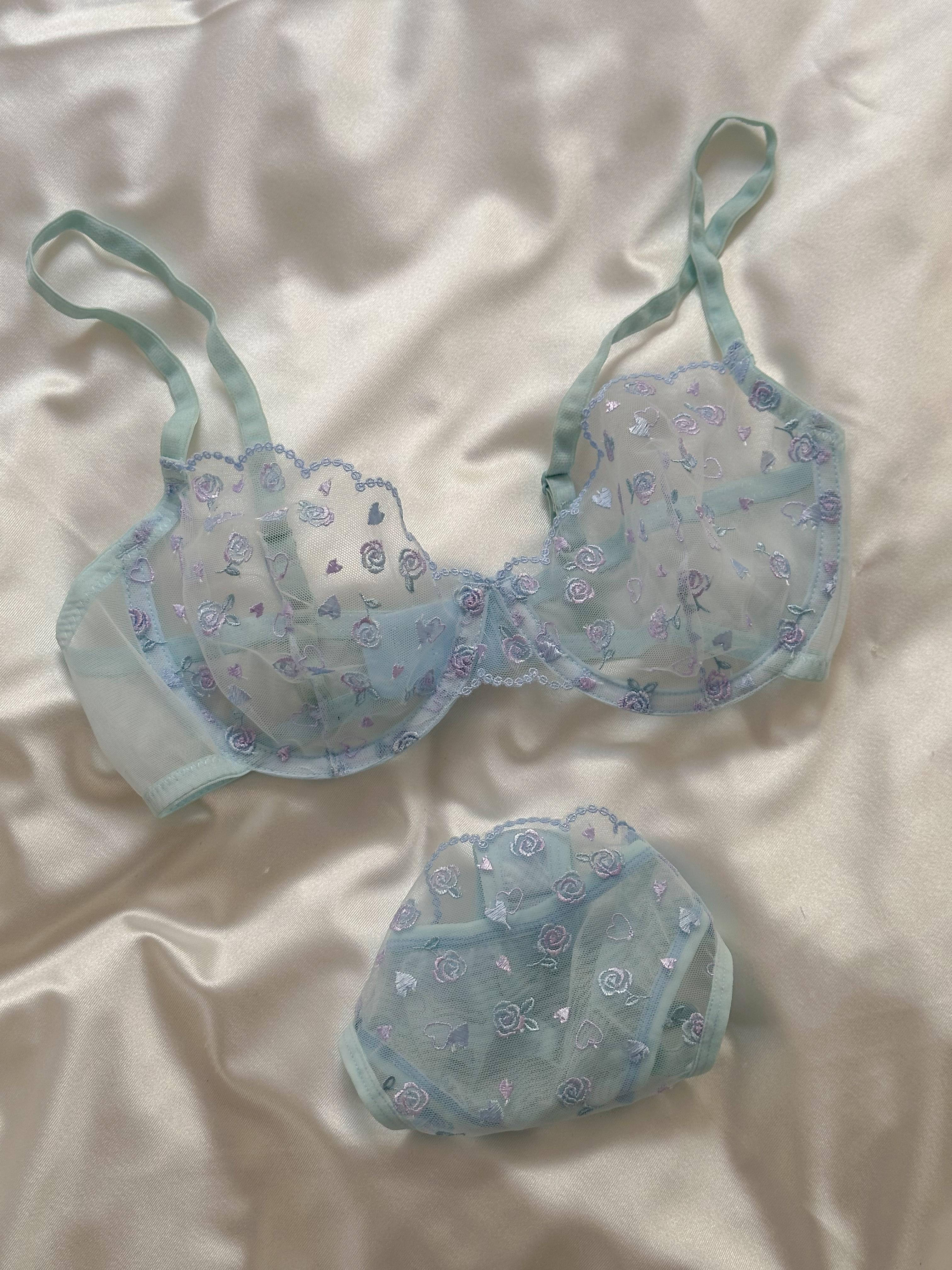 Magic Blue Bra Set
