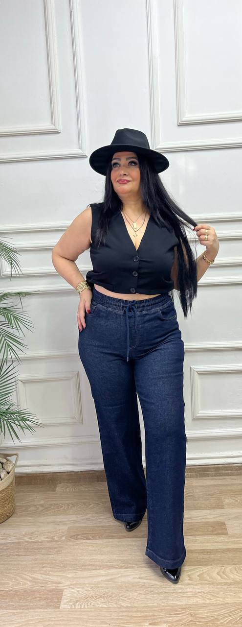 Büyük Beden Premium Kot Pantolon - Lacivert