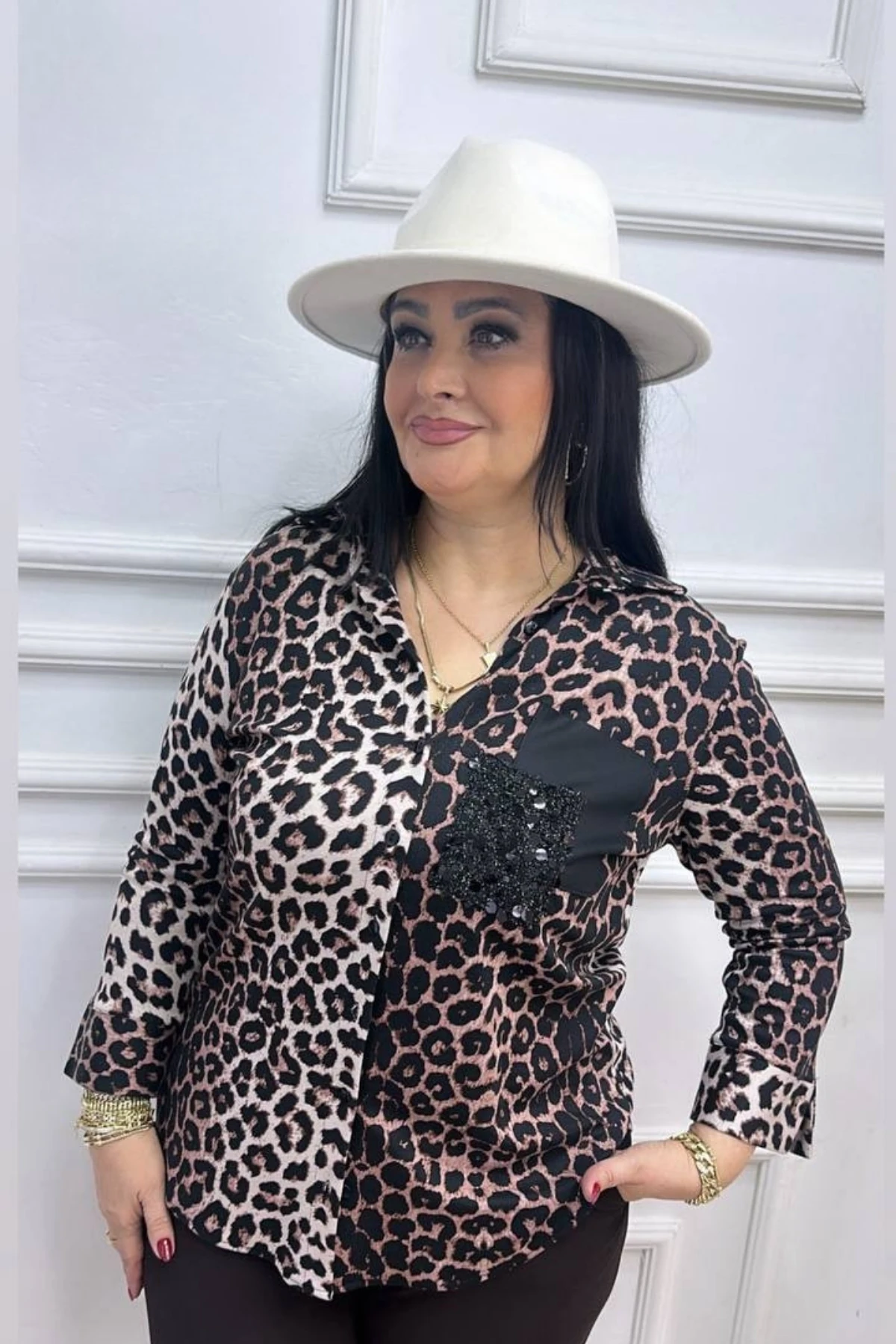 Lux Kalite Büyük Beden Gömlek