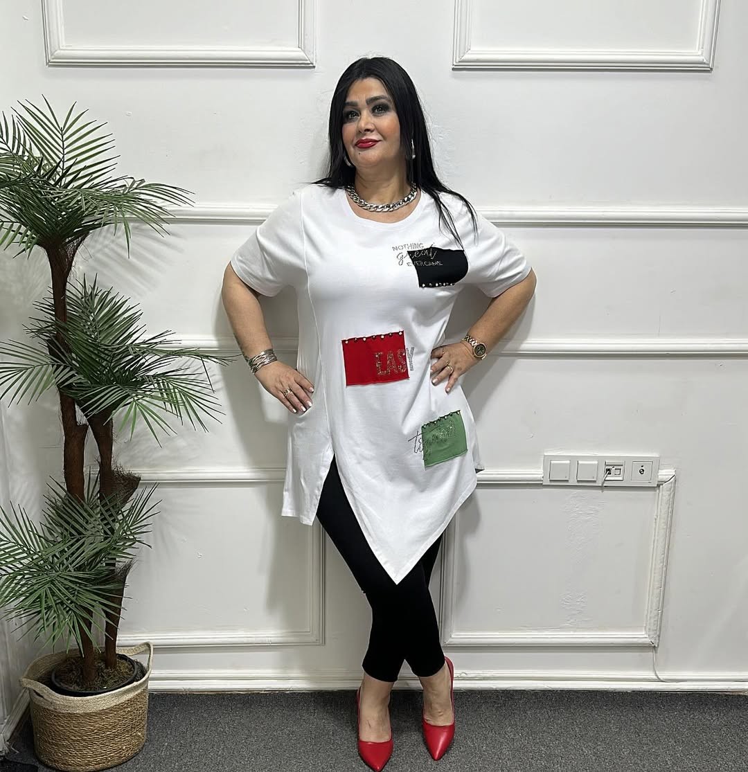 Tasarım Büyük Beden Tunik Bluz