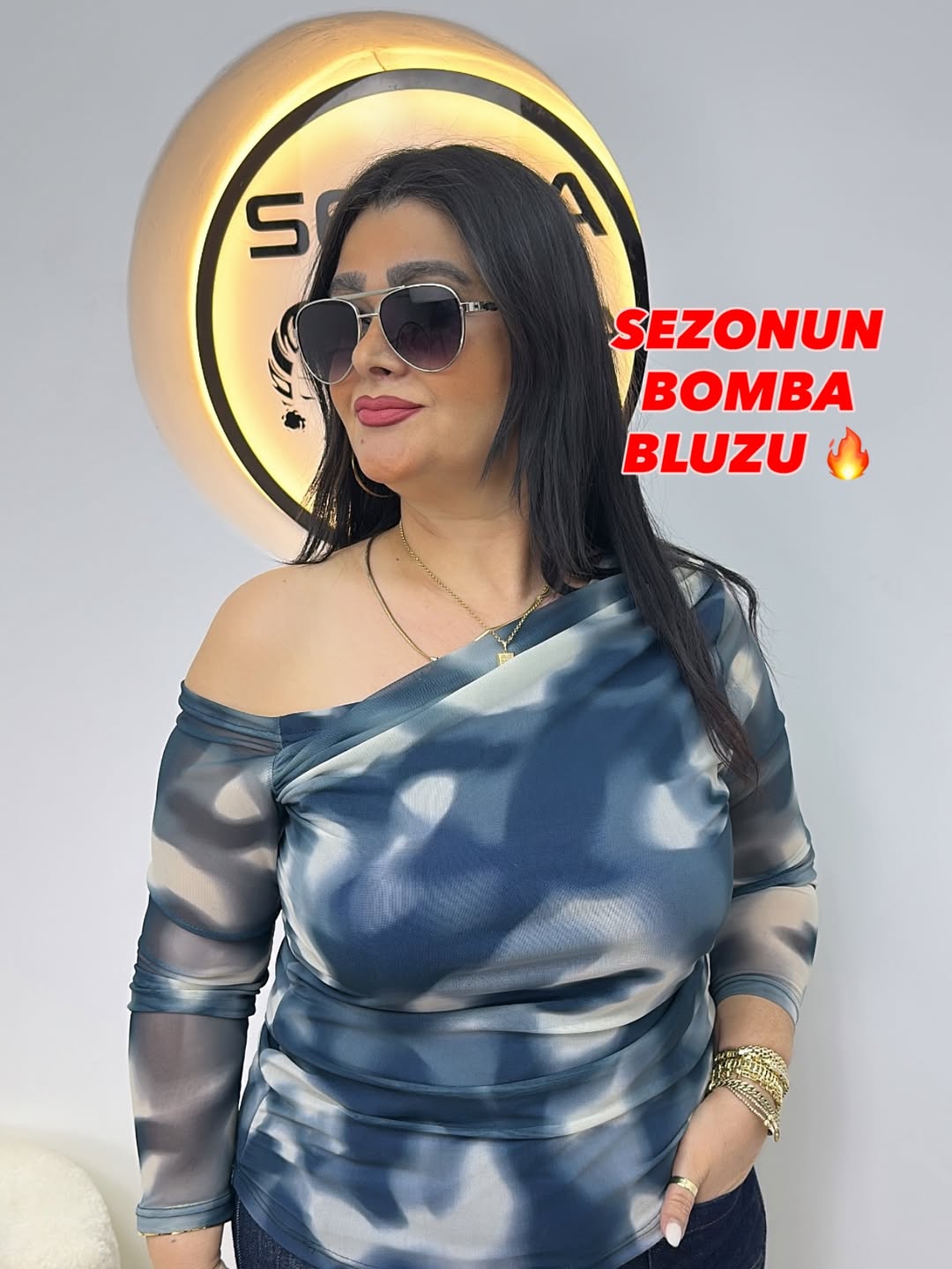 Büyük Beden Özel Tasarım Bluz