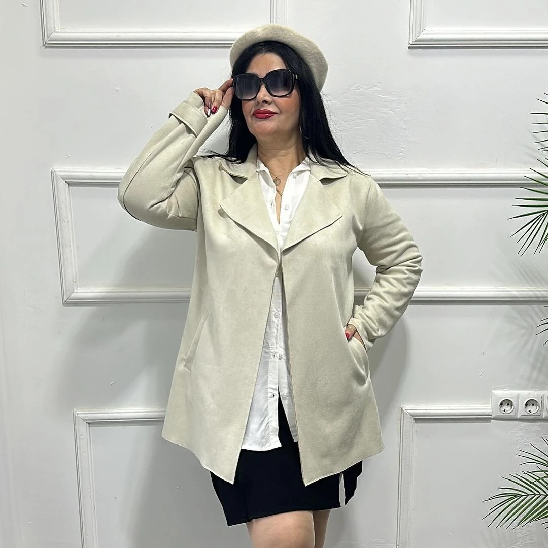 Süet Blazer Ceket