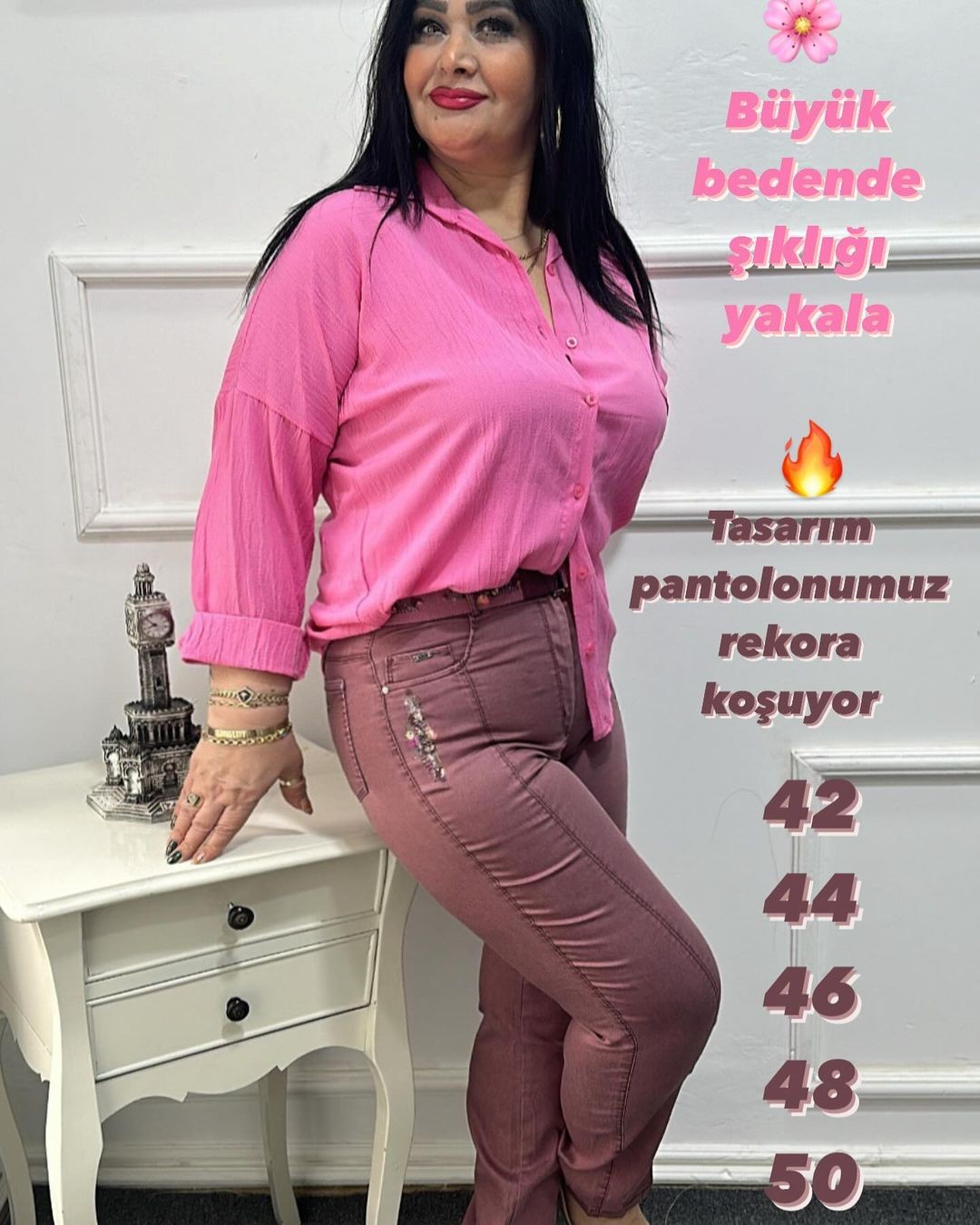 Tasarım Kemerli Pantolon