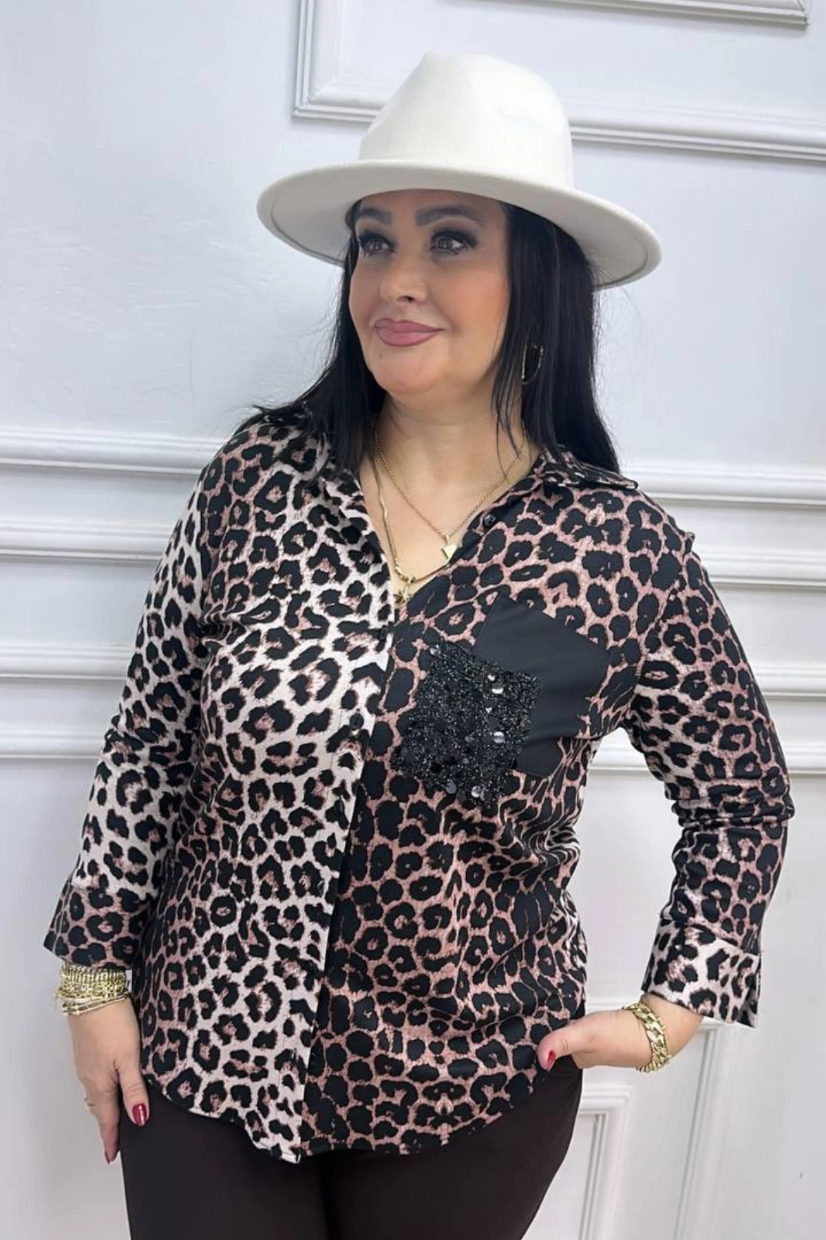 Lux Kalite Büyük Beden Gömlek