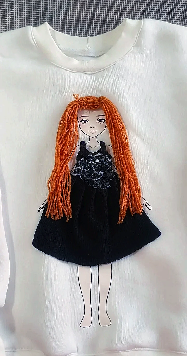 Değiştirilebilir Kıyafetli Çocuk Sweatshirt