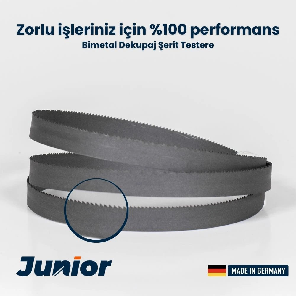 Bimetal Dekupaj Şerit Testere