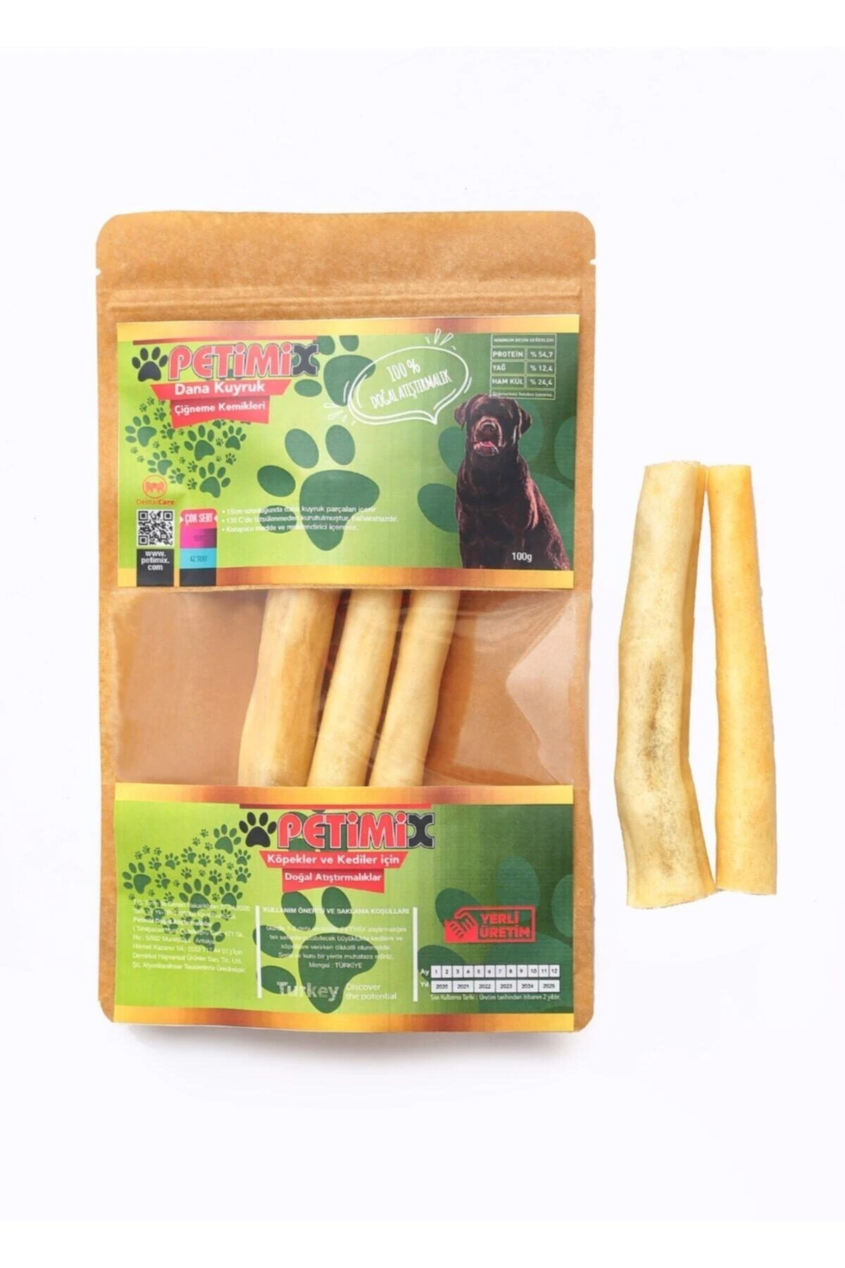 Dana Kuyruk 100g Çiğneme Kemikleri