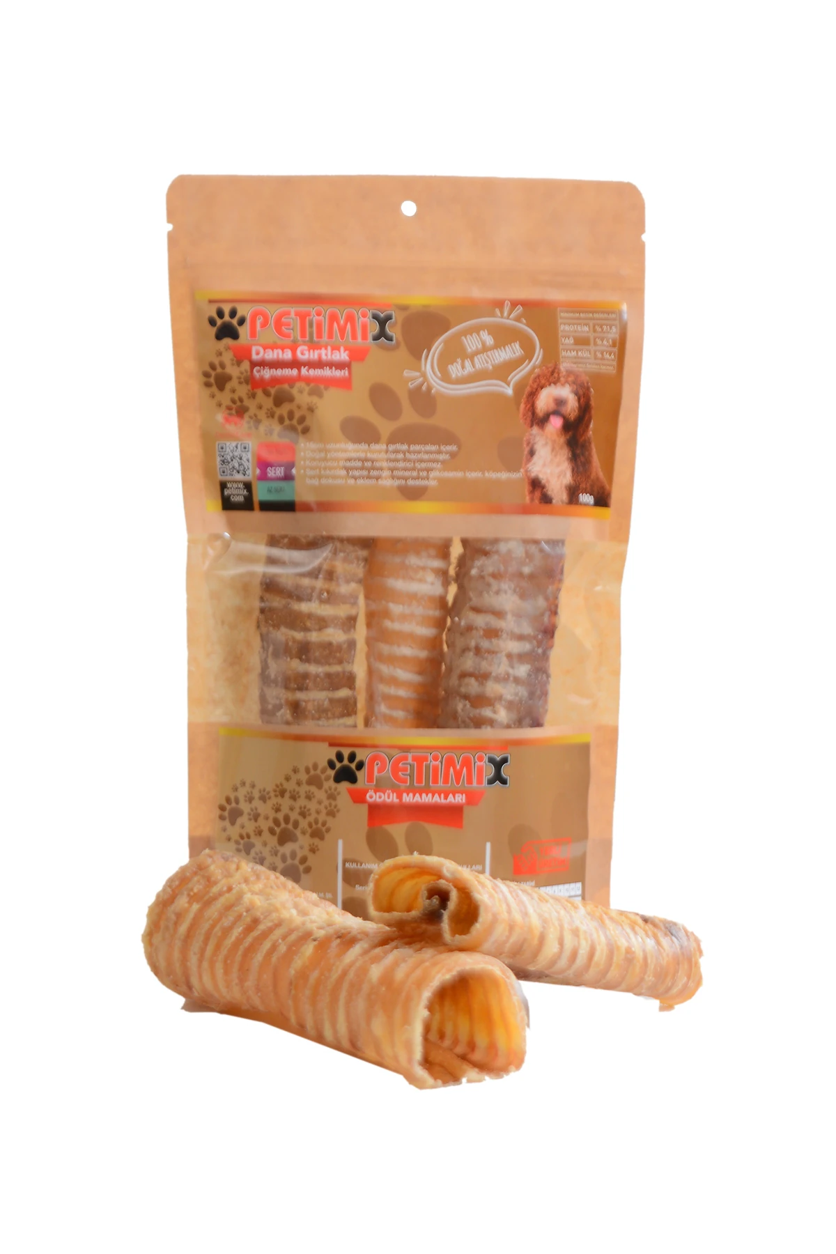 Dana Gırtlak 100g Çiğneme Kemikleri